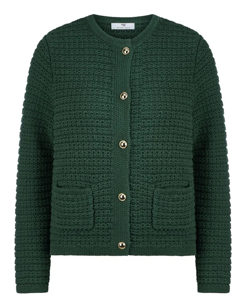 Peter Hahn Strickjacke  grün Grün