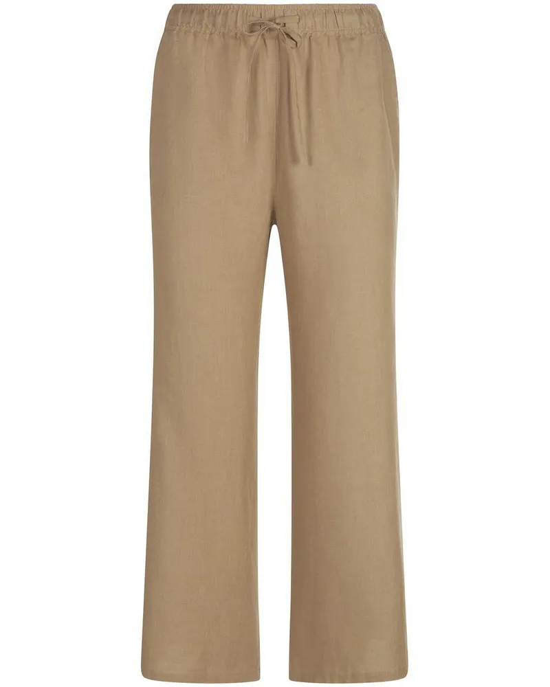 Peter Hahn 7/8-Schlupf-Hose aus 100% Leinen  braun Braun