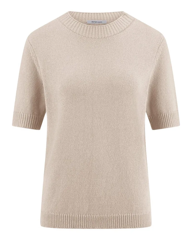 Peter Hahn Rundhals-Pullover  beige Beige