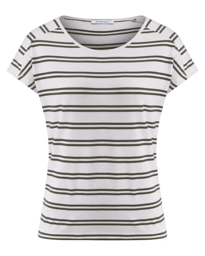Peter Hahn Rundhals-Shirt  weiss Weiss