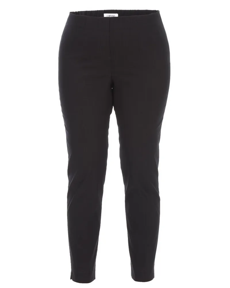 KjBrand Knöchellange Slim Fit-Hose  schwarz Schwarz