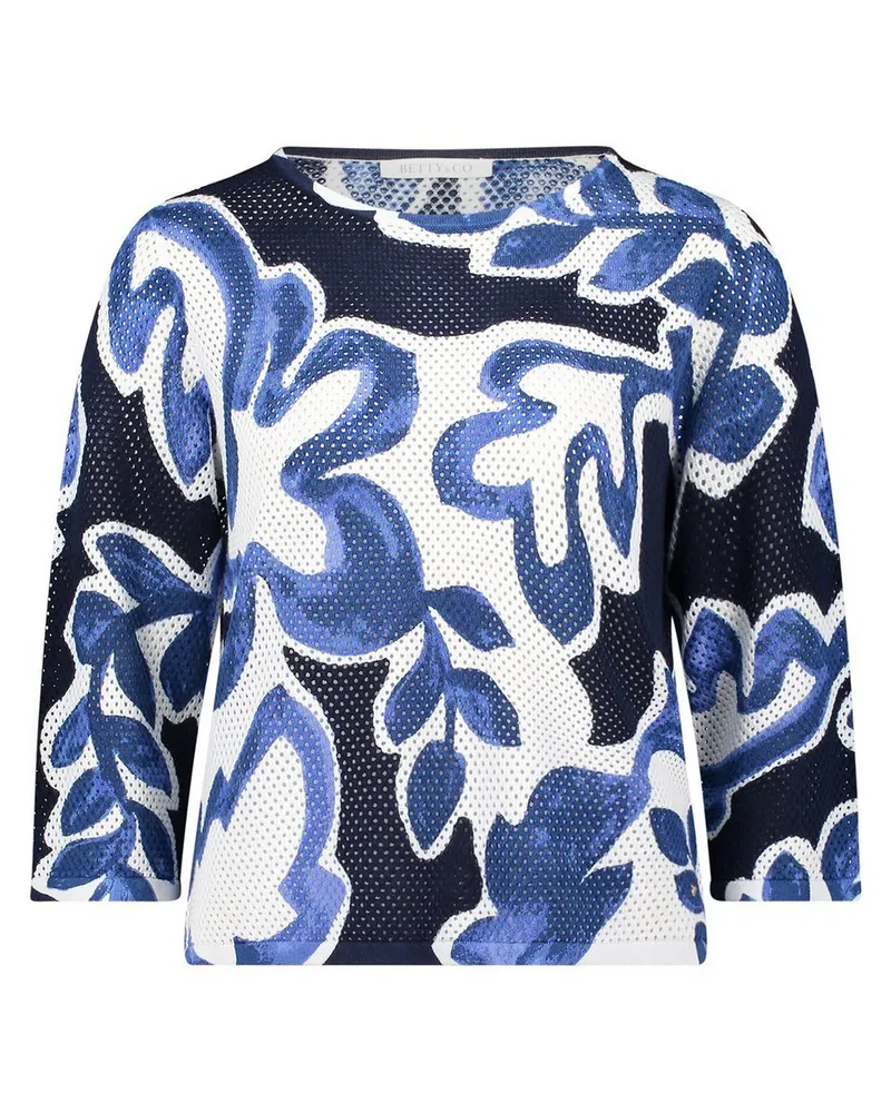 Betty Barclay Rundhals-Pullover 3/4-Arm  weiss Weiss