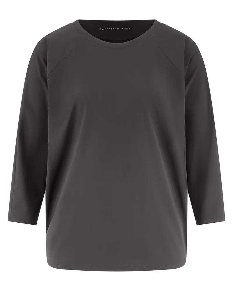 RAFFAELLO ROSSI  Rundhals-Shirt 3/4-Arm  braun Braun