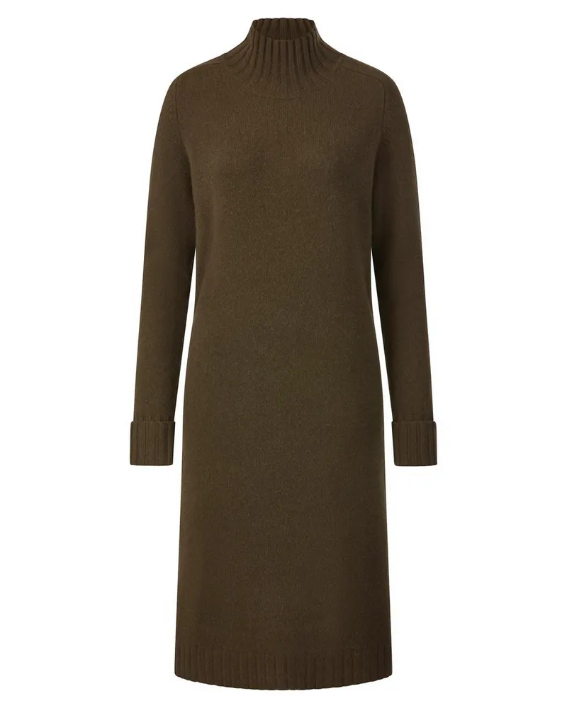 Include Strickkleid Stehkragen  grün Grün