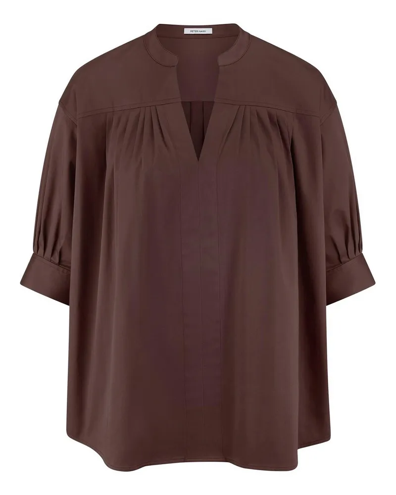 Peter Hahn Bluse  braun Braun