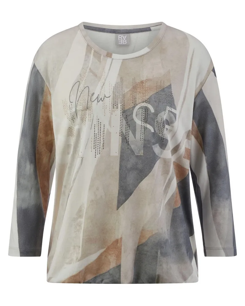Rabe Rundhals-Shirt 3/4-Arm  beige Beige
