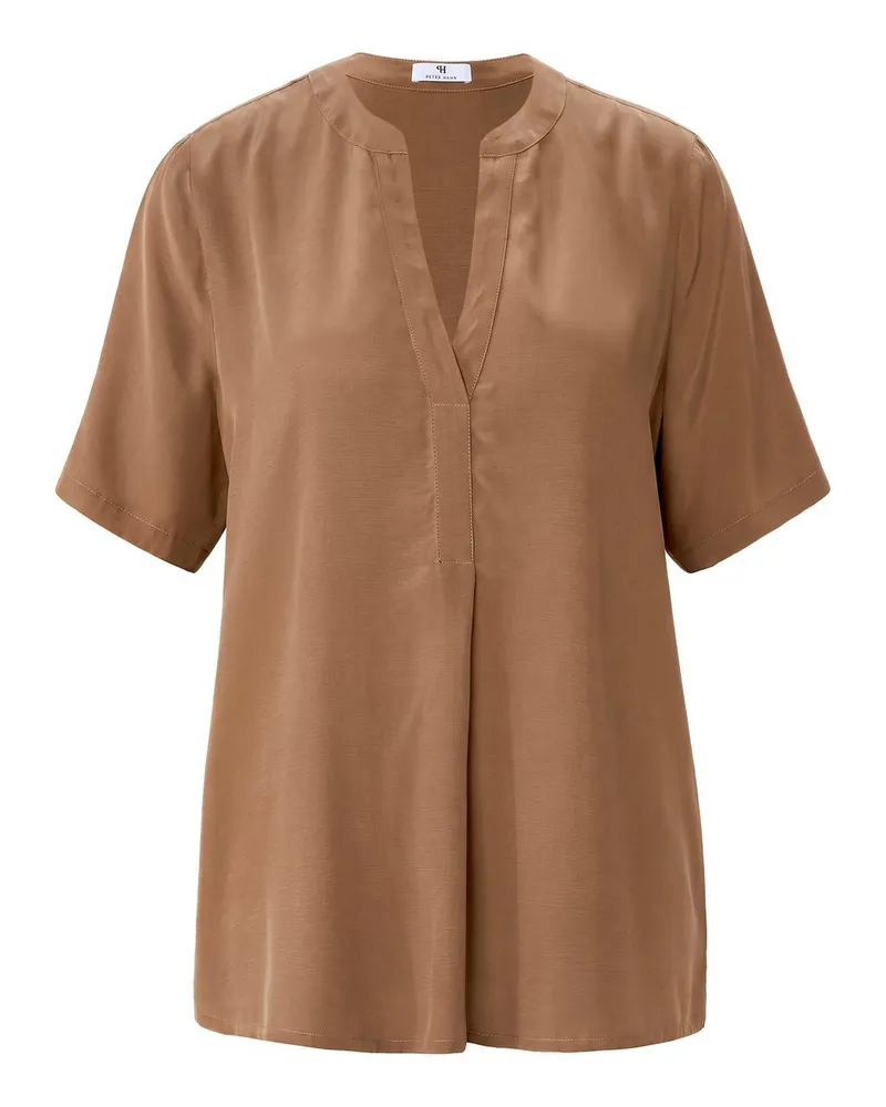 Peter Hahn Bluse  braun Braun