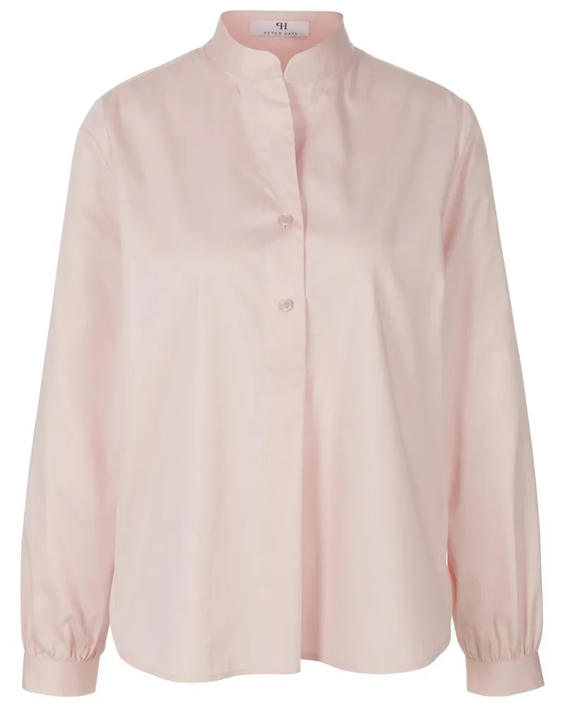 Peter Hahn Bluse Stehkragen  rosé Rosé