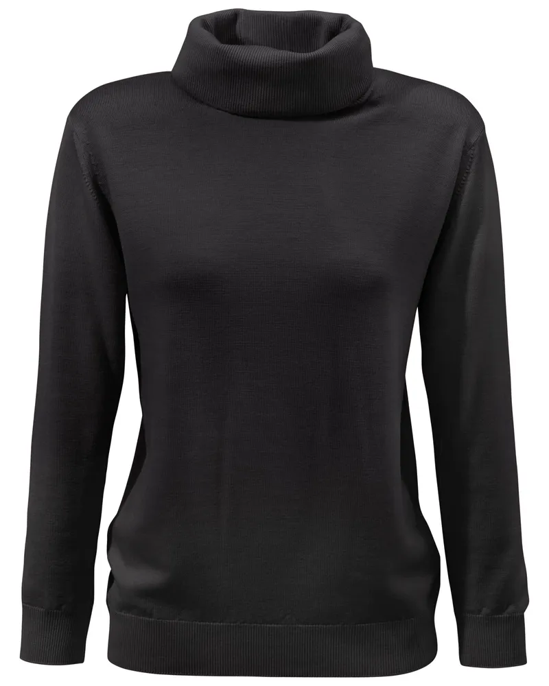 Peter Hahn Pullover aus 100%Schurwolle Pure Tasmanian Wool  schwarz Schwarz