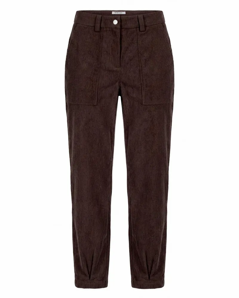 Peter Hahn Knöchellange Modern Fit-Cordhose  braun Braun