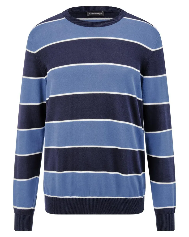 Louis Sayn Rundhals-Pullover  blau Blau