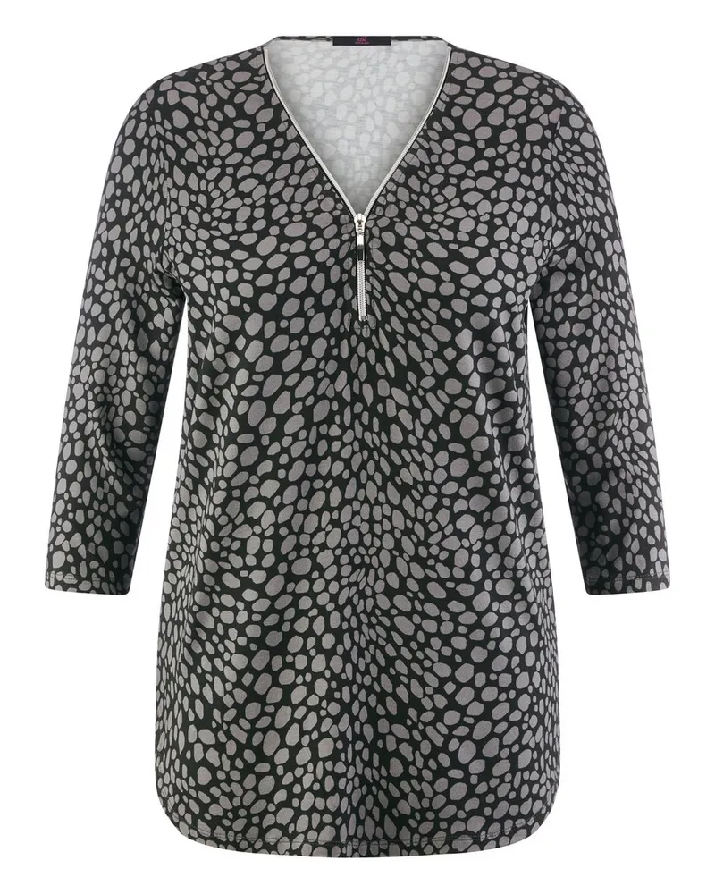 Emilia Lay V-Shirt 3/4-Arm  schwarz Schwarz