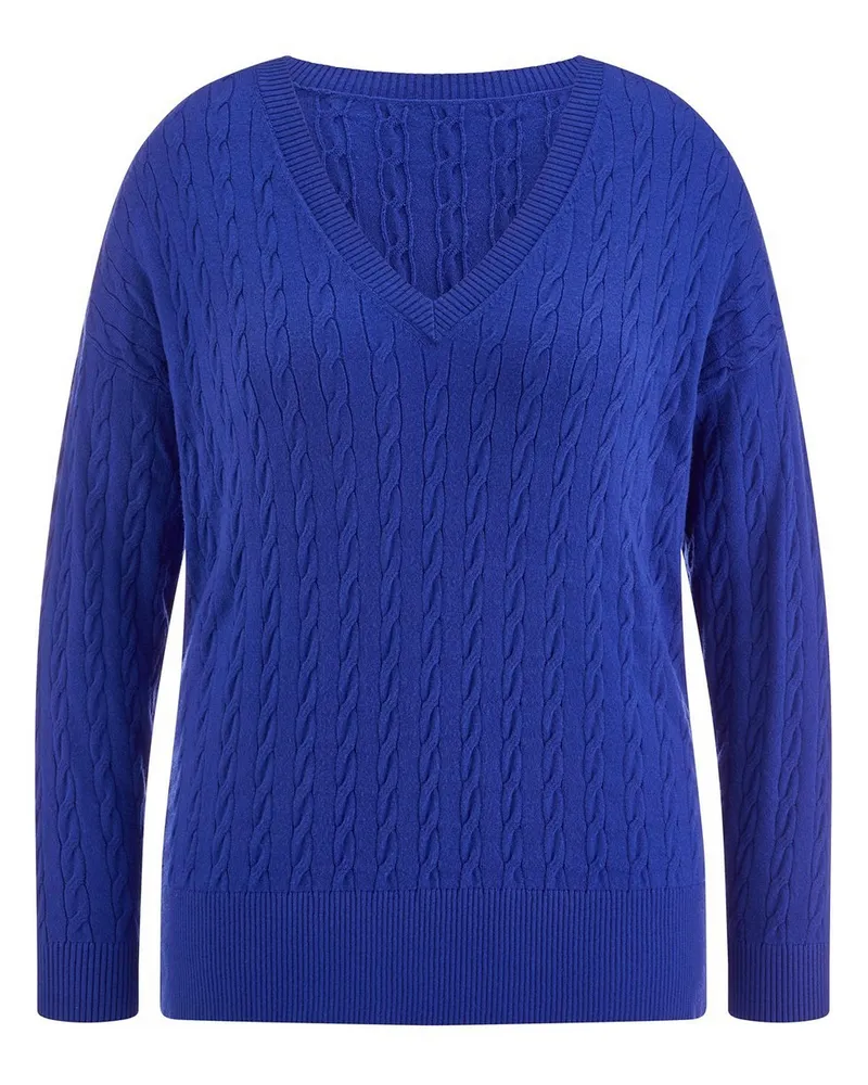 Emilia Lay Pullover  blau Blau
