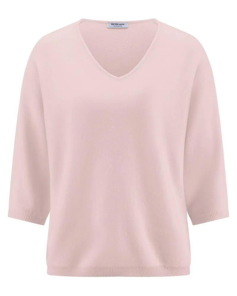Peter Hahn V-Pullover Kaschmir  rosé Rosé