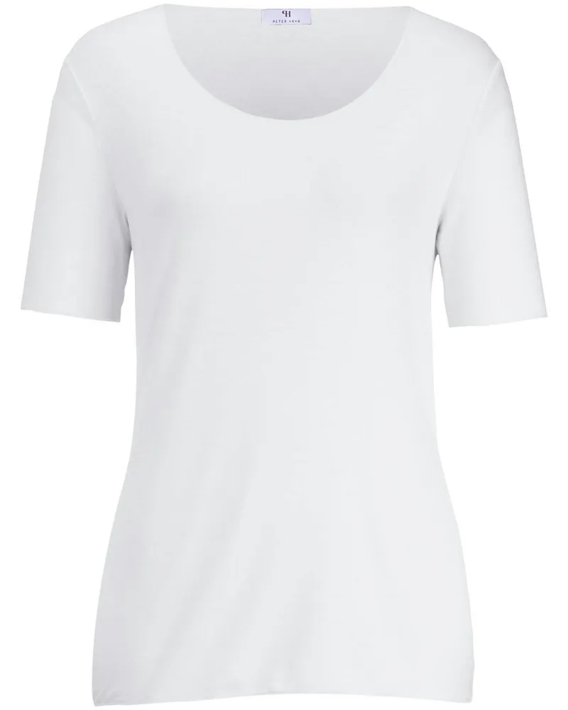 Peter Hahn Rundhals-Shirt langem 1/2-Arm  weiss Weiss