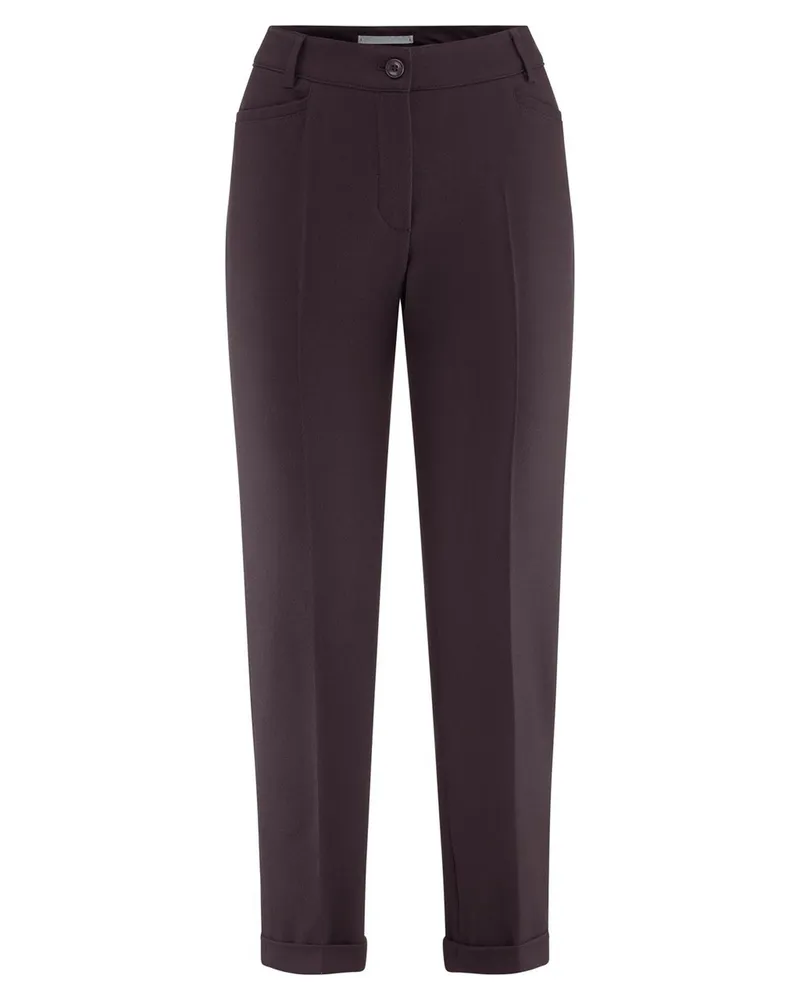 RAFFAELLO ROSSI  Knöchellange Slim Fit-Hose  rot Rot