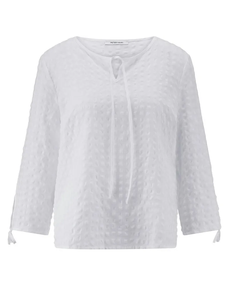 Peter Hahn Bluse zum Schlupfen  weiss Weiss