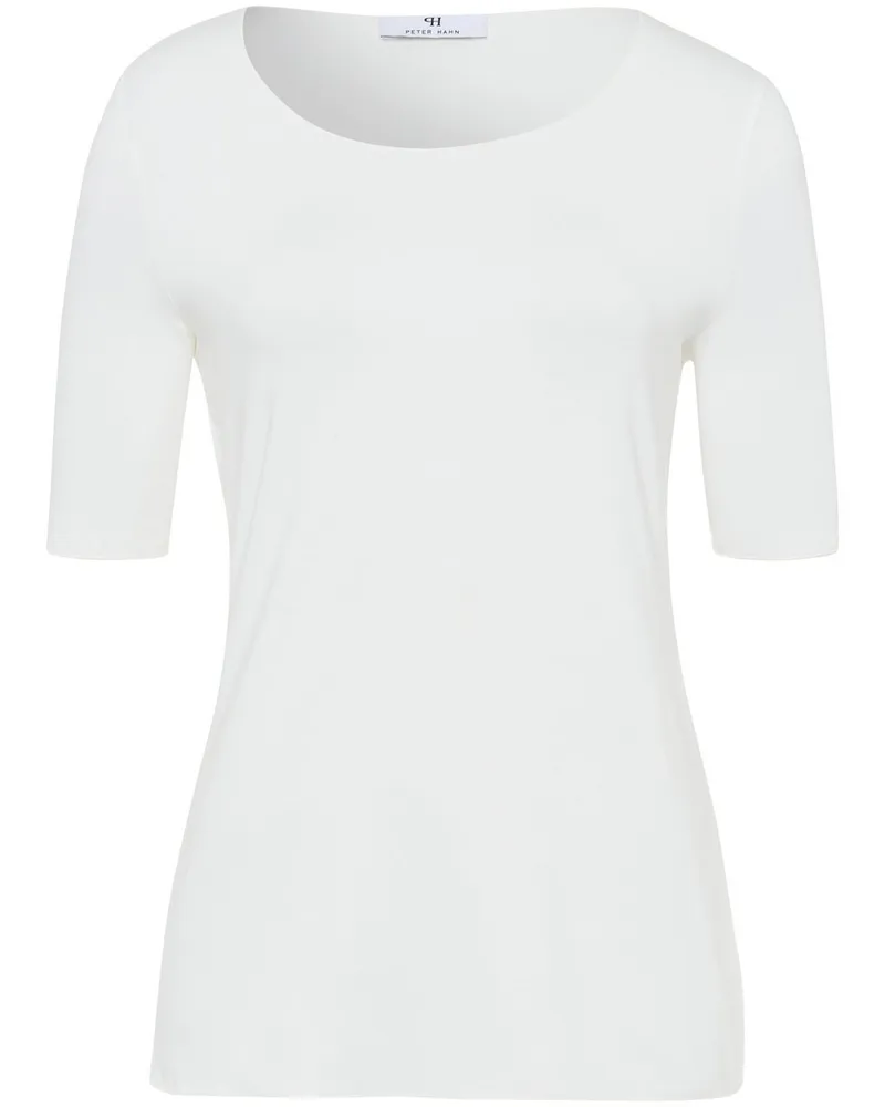 Peter Hahn Rundhals-Shirt langem 1/2-Arm  weiss Weiss