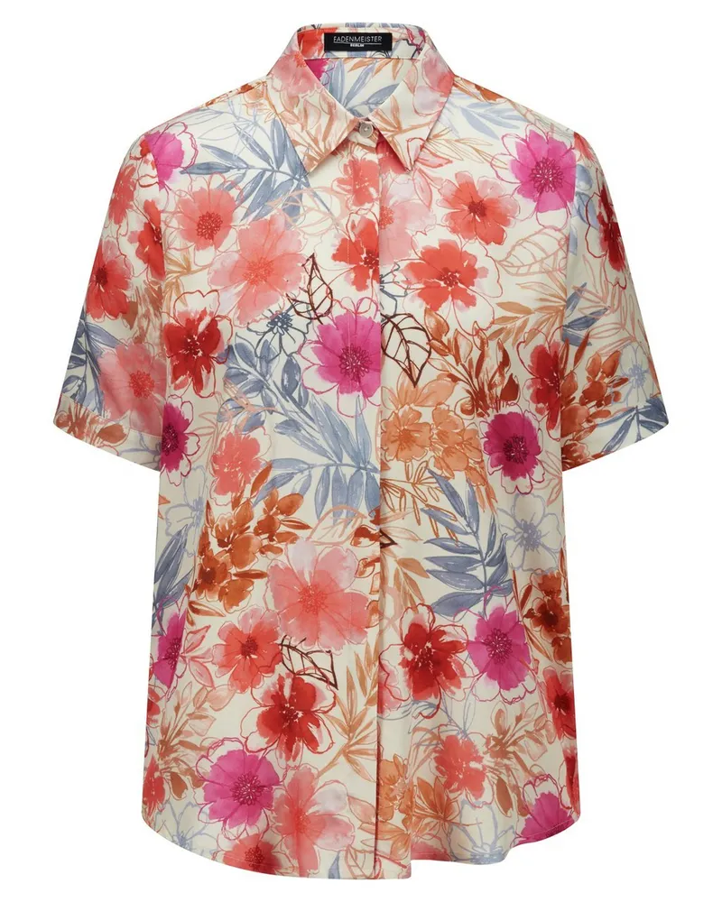 FADENMEISTER BERLIN Bluse  weiss Weiss