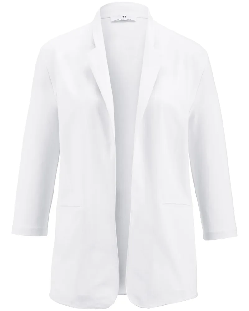 Peter Hahn Jersey-Blazer 3/4-Arm  weiss Weiss