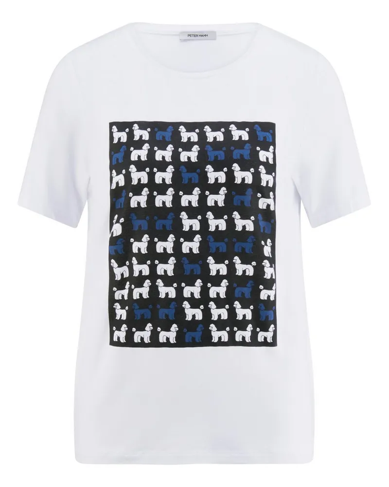 Peter Hahn Rundhals-Shirt  weiss Weiss