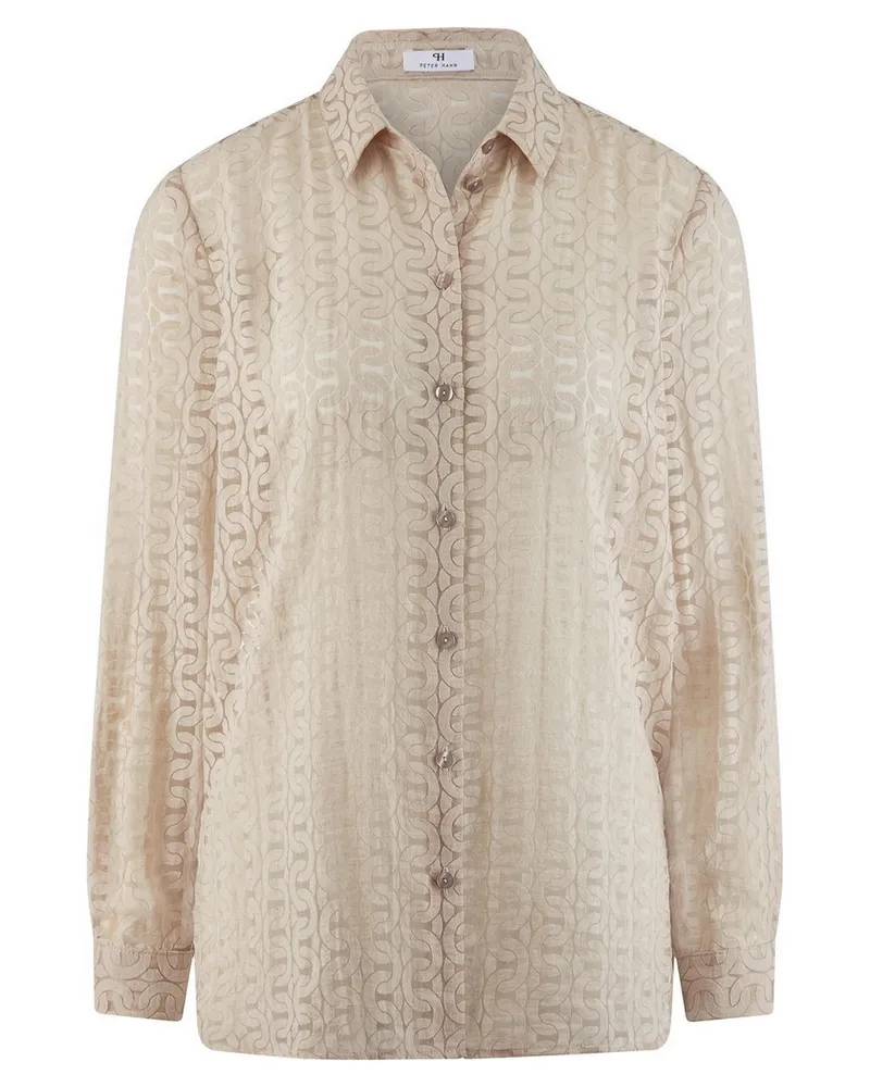 Peter Hahn Bluse  beige Beige