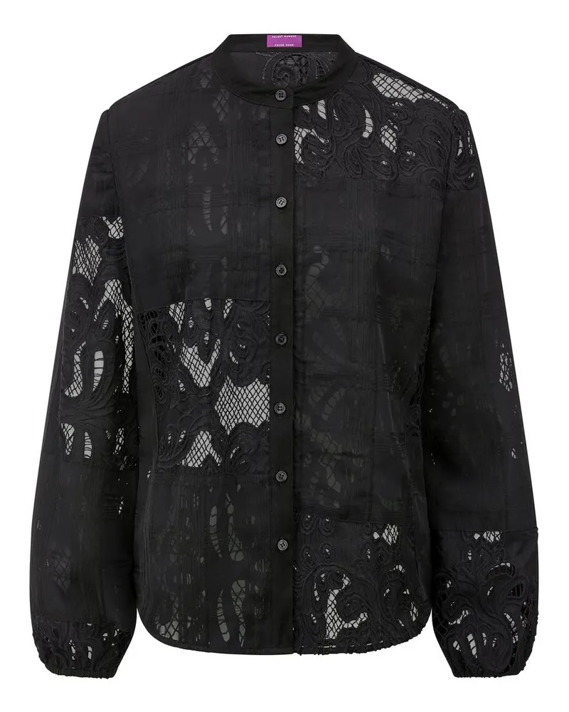 Talbot Runhof Bluse  schwarz Schwarz