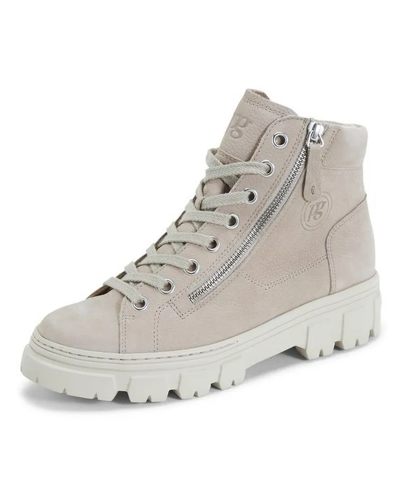 paul green Schnür-Stiefelette  beige Beige