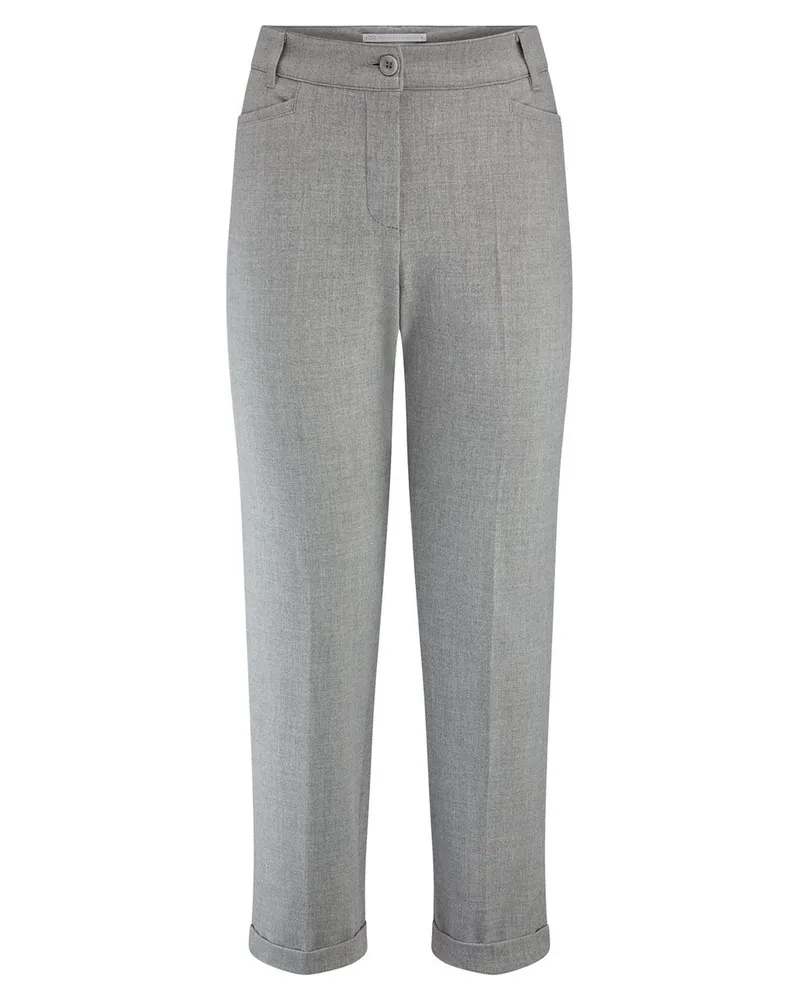 RAFFAELLO ROSSI  Knöchellange Slim Fit-Hose  grau Grau