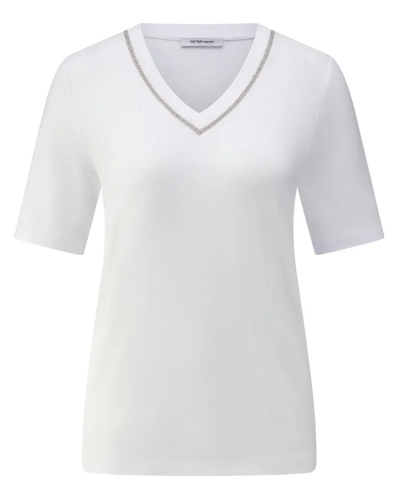 Peter Hahn V-Shirt  weiss Weiss