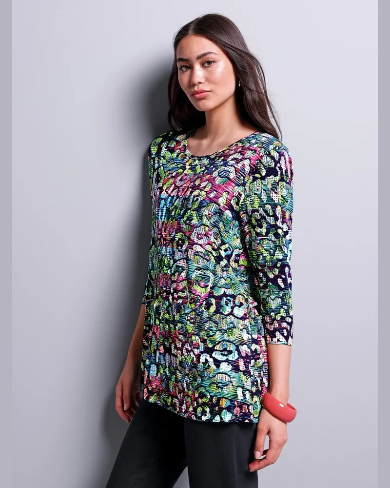 Anna Aura Rundhals-Shirt 3/4-Arm  mehrfarbig Mehrfarbig