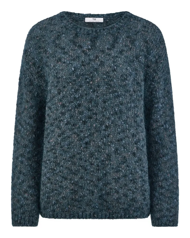 Peter Hahn Rundhals-Pullover  türkis Türkis