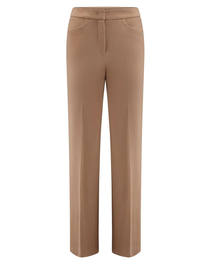 Peter Hahn Knöchellange Straight Fit-Hose  braun Braun