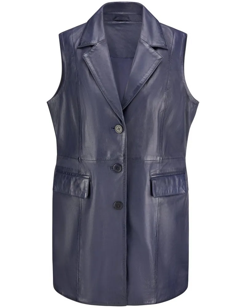 Emilia Lay Lederweste  blau Blau
