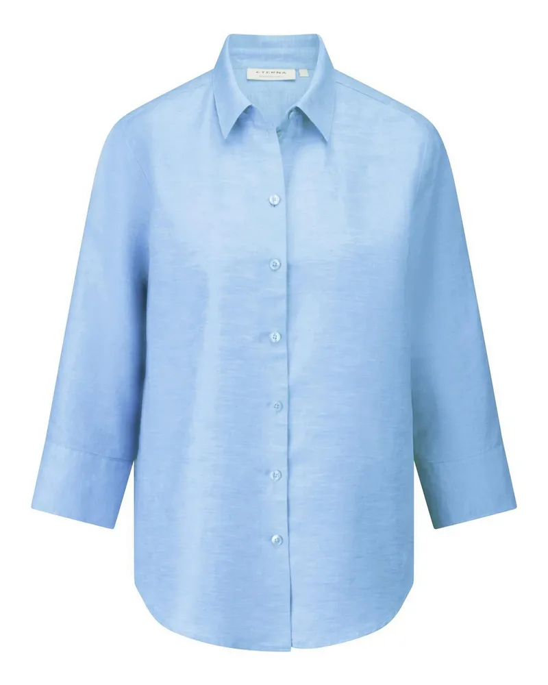 Eterna Long-Bluse 3/4-Arm  blau Blau