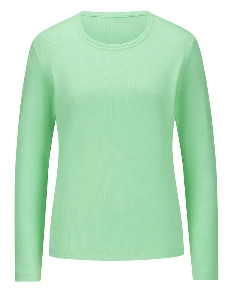 Peter Hahn Rundhals-Shirt  grün Grün