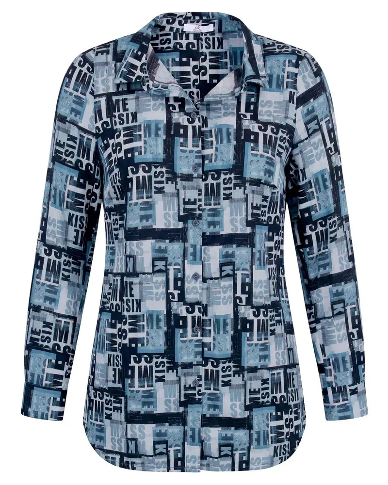Emilia Lay Long-Bluse  blau Blau