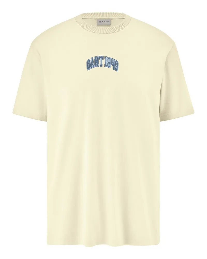 Gant Rundhals-Shirt  weiss Weiss