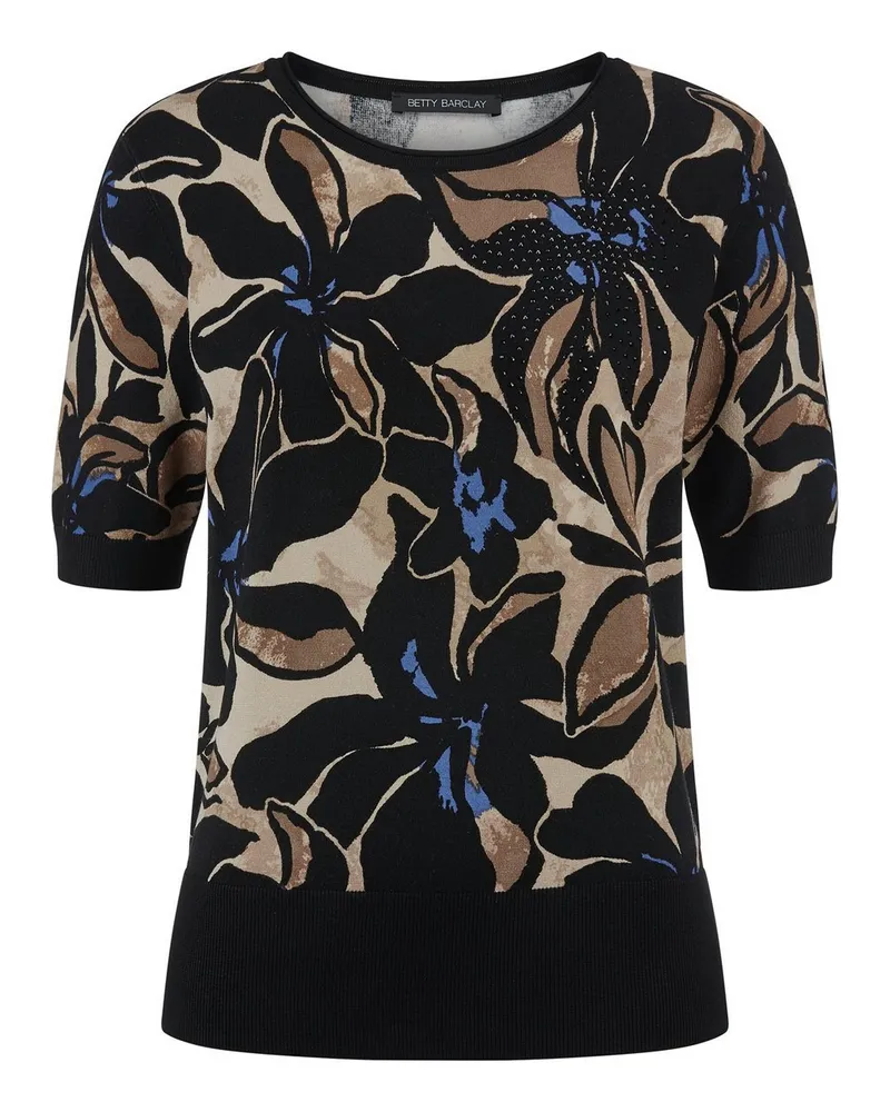 Betty Barclay Rundhals-Pullover  schwarz Schwarz