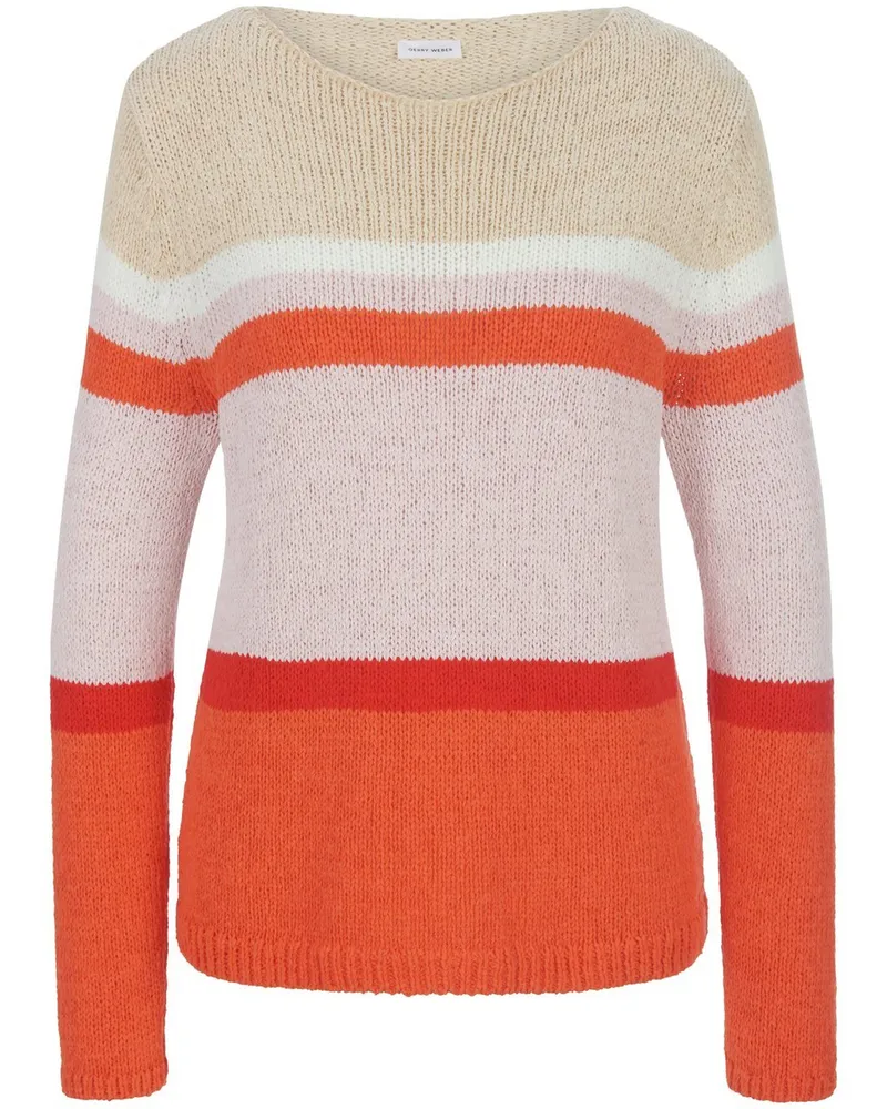 Gerry Weber Rundhals-Pullover  orange Orange