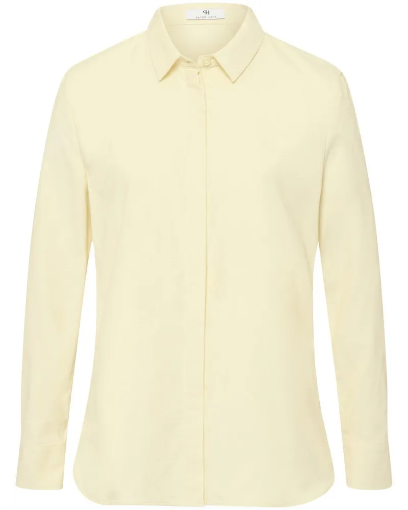 Peter Hahn Cordbluse  weiss Weiss