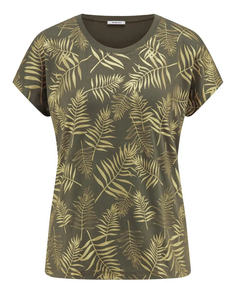 Peter Hahn Rundhals-Shirt  grün Grün