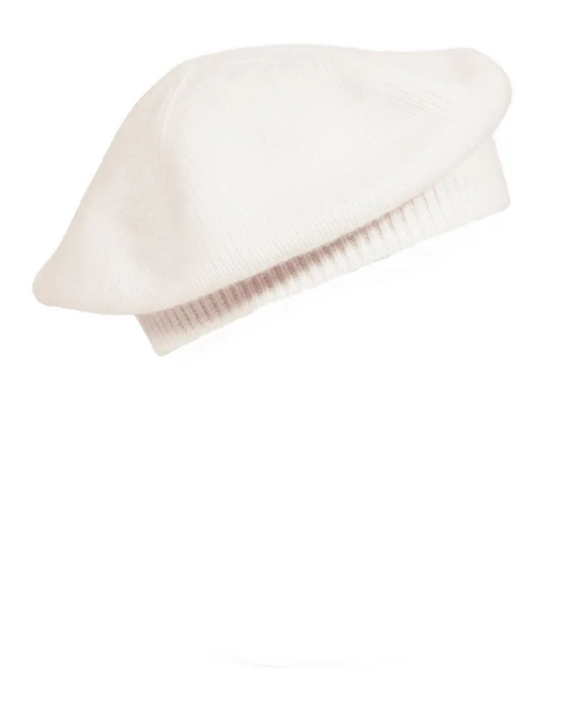 Peter Hahn Baske aus 100% Kaschmir  weiss Weiss