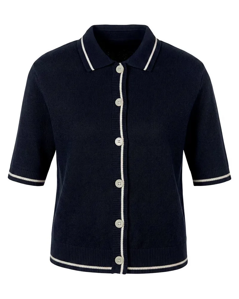 Peter Hahn Strickjacke aus 100% Premium-Kaschmir  blau Blau