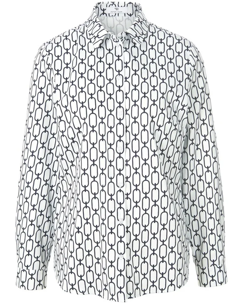 Peter Hahn Bluse  weiss Weiss