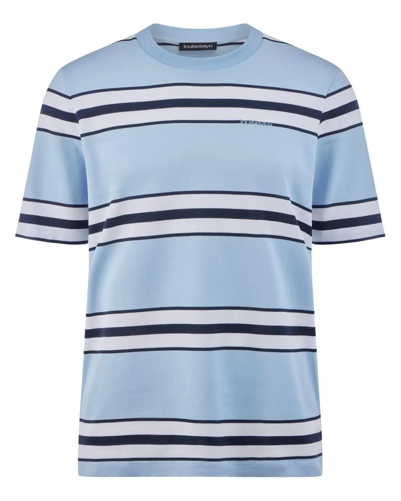Louis Sayn Rundhals-Shirt  blau Blau