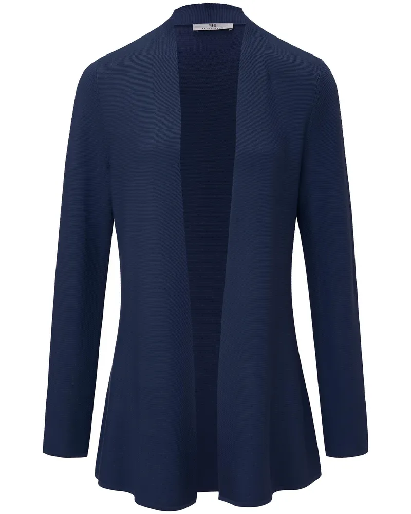 Peter Hahn Strickjacke aus 100% SUPIMA®-Baumwolle  blau Blau
