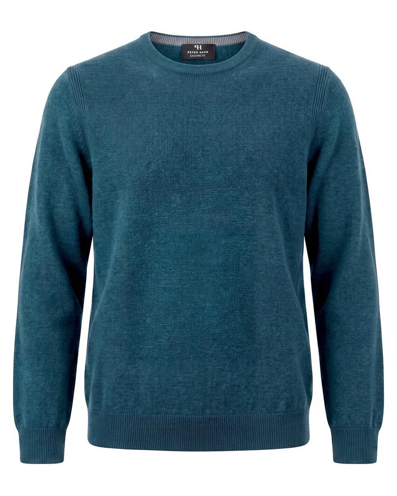 Peter Hahn Rundhals-Pullover  türkis Türkis