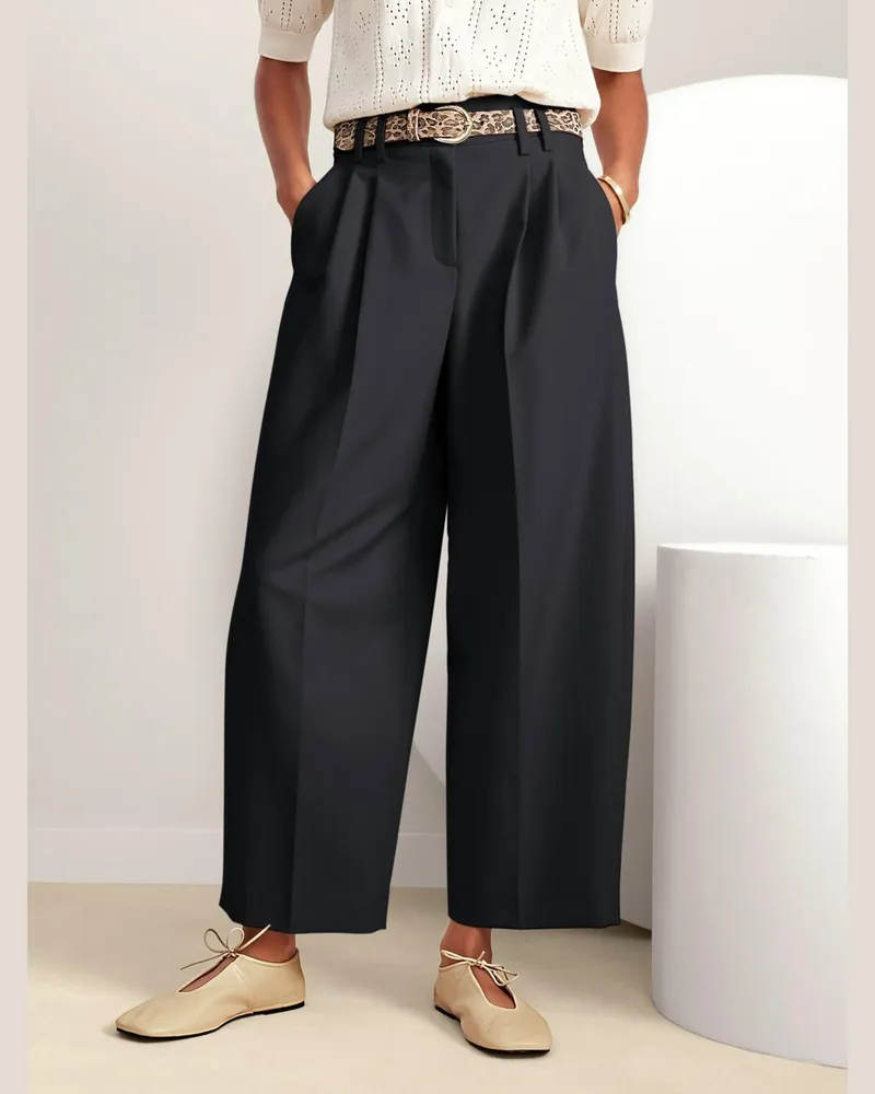 RAFFAELLO ROSSI  Modern Fit-Hose Modell Mayla  schwarz Schwarz