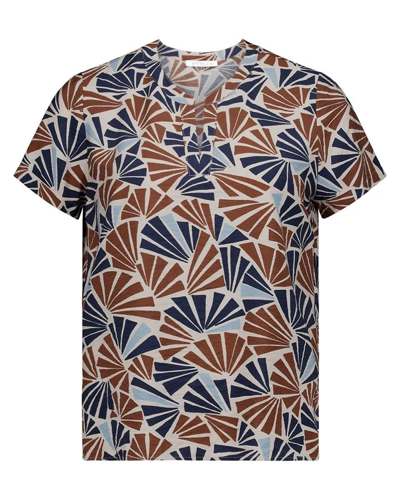 Betty Barclay Bluse Rundhals-Ausschnitt  mehrfarbig Mehrfarbig